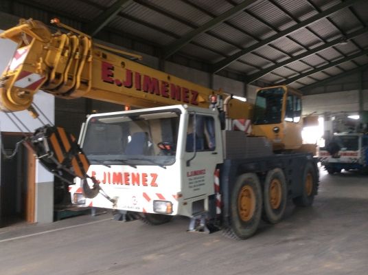 Transgrúas Enrique Jiménez S.L. camión de transporte pesado